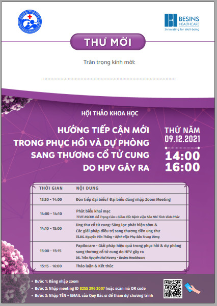  HỘI THẢO TRỰC TUYẾN CHUYÊN ĐỀ VỀ HPV 