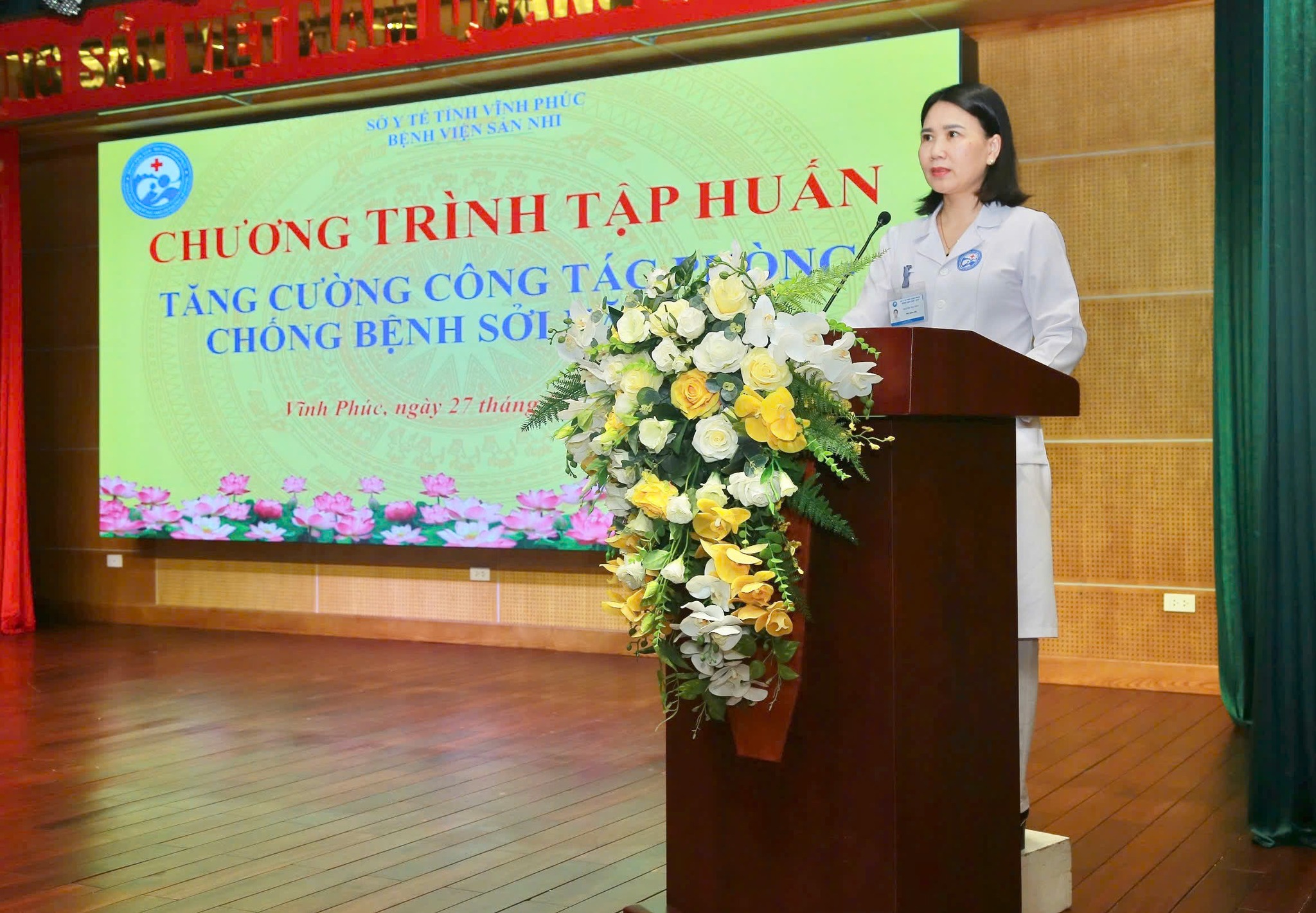BỆNH VIỆN SẢN NHI VĨNH PHÚC: CHỦ ĐỘNG ỨNG PHÓ VỚI DIỄN BIẾN PHỨC TẠP CỦA BỆNH SỞI VÀ TỔ CHỨC TẬP HUẤN CHUYÊN MÔN NĂM 2025