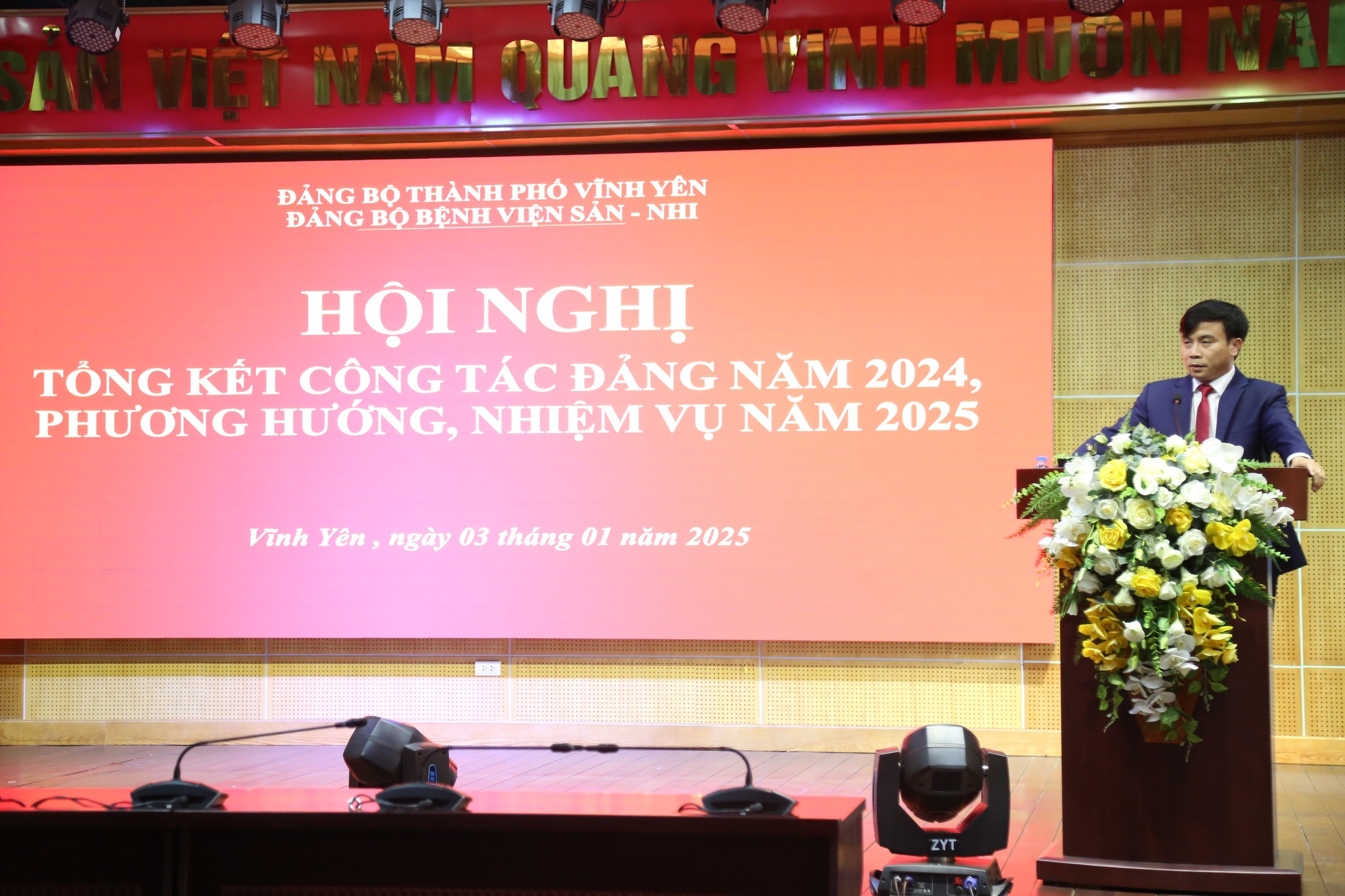 HỘI NGHỊ TỔNG KẾT CÔNG TÁC ĐẢNG NĂM 2024 VÀ PHƯƠNG HƯỚNG, NHIỆM VỤ NĂM 2025