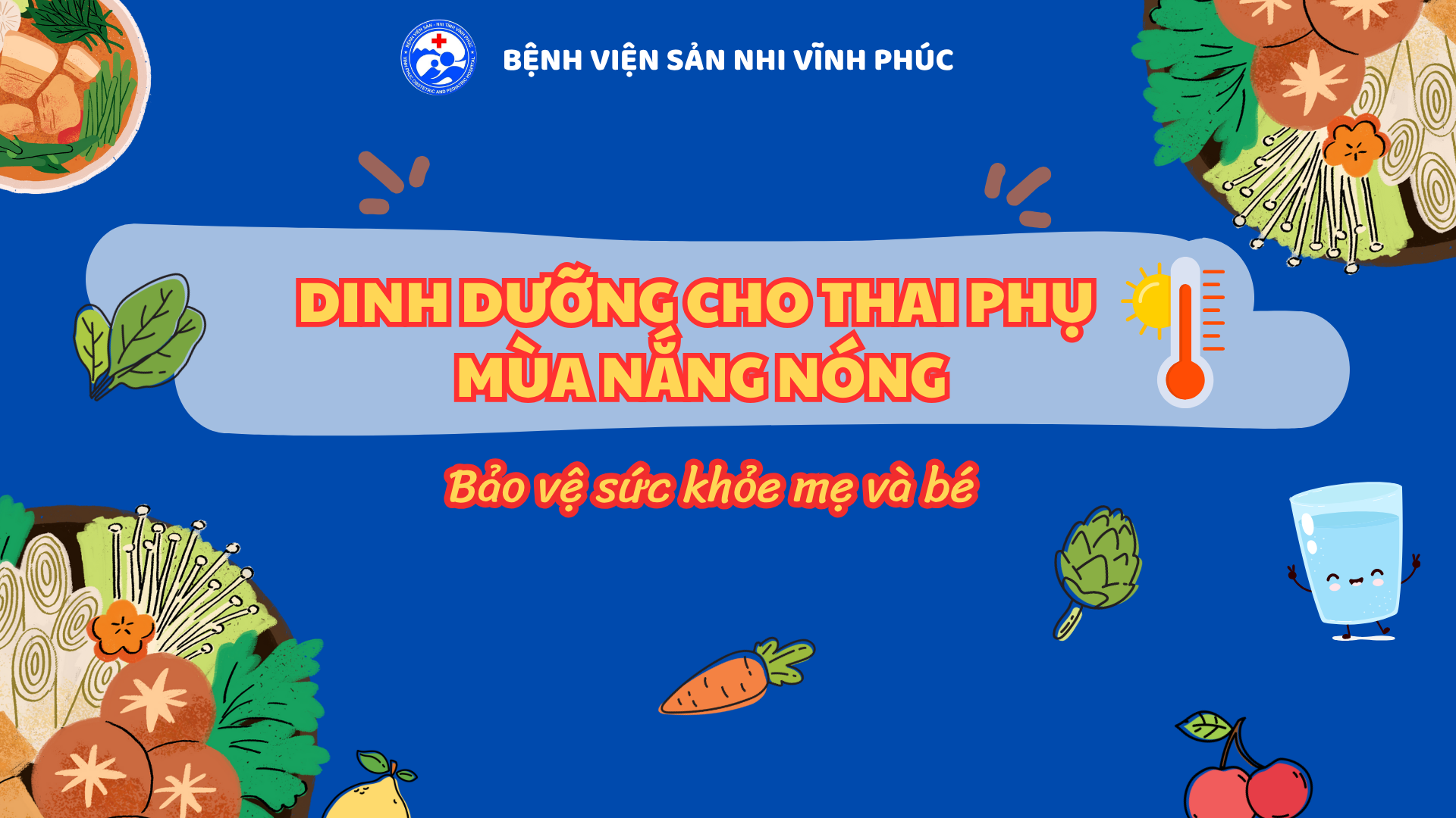 Dinh dưỡng dành cho thai phụ mùa nắng nóng