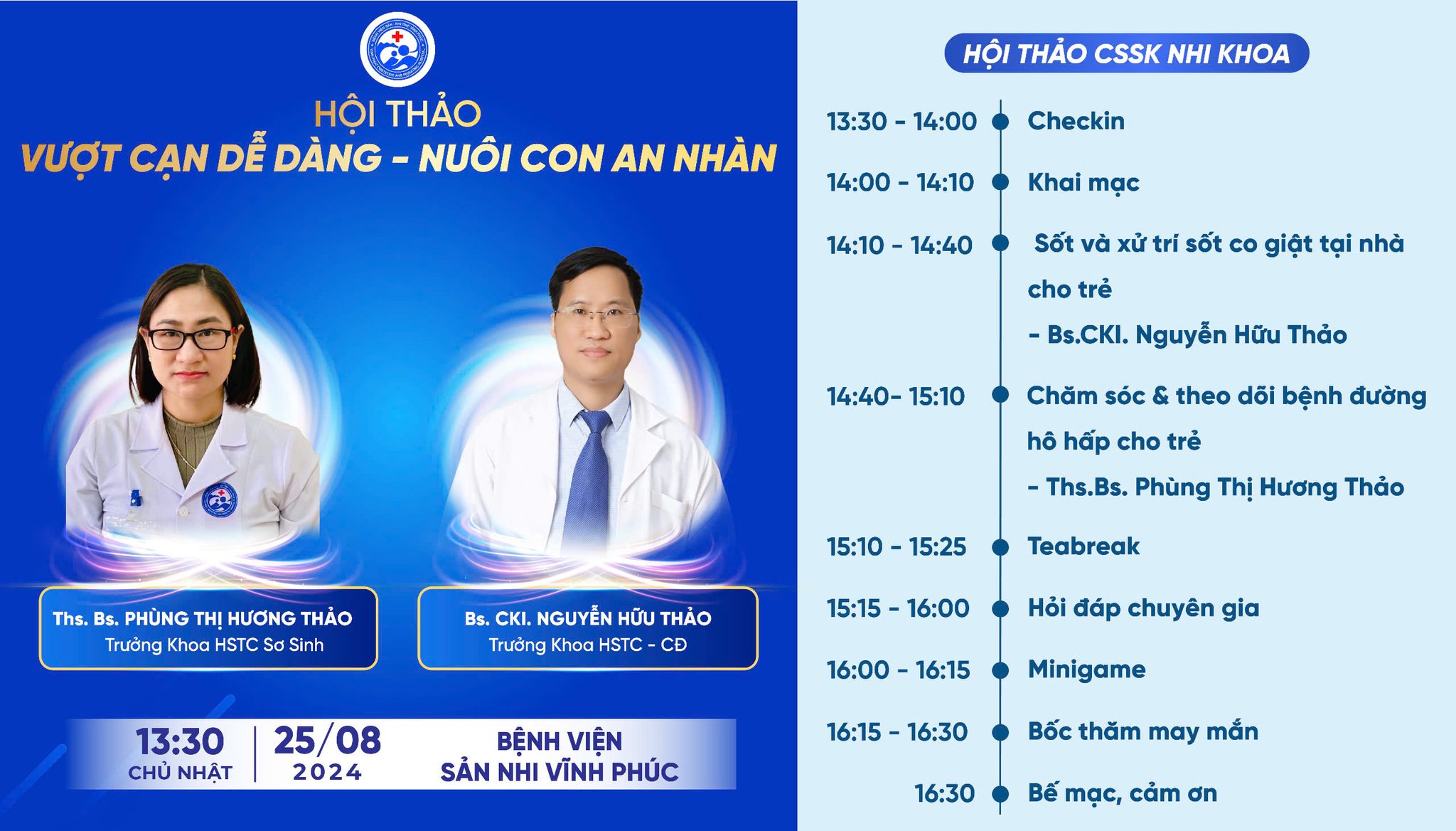 HỘI THẢO "VƯỢT CẠN DỄ DÀNG, NUÔI CON AN NHÀN"