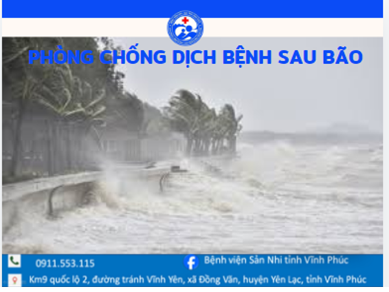 PHÒNG CHỐNG DỊCH BỆNH SAU BÃO