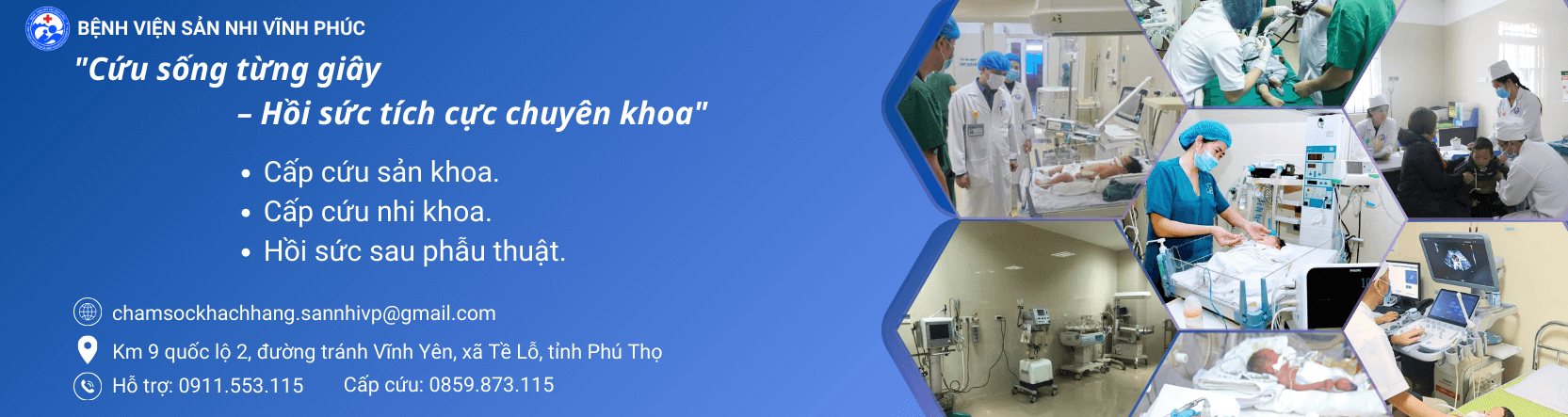 Ảnh banner bệnh viện sản nhi Vĩnh Phúc