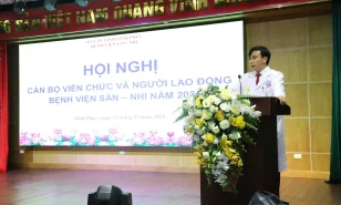 HỘI NGHỊ CÁN BỘ, VIÊN CHỨC VÀ NGƯỜI LAO ĐỘNG BỆNH VIỆN SẢN – NHI VĨNH PHÚC: ĐOÀN KẾT, ĐỔI MỚI, HƯỚNG TỚI PHÁT TRIỂN