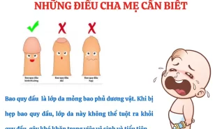 Hẹp bao quy đầu ở trẻ nhỏ – những điều cha mẹ cần biết