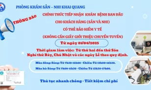 Khám bảo hiểm y tế tại phòng khám sản – nhi khai quang