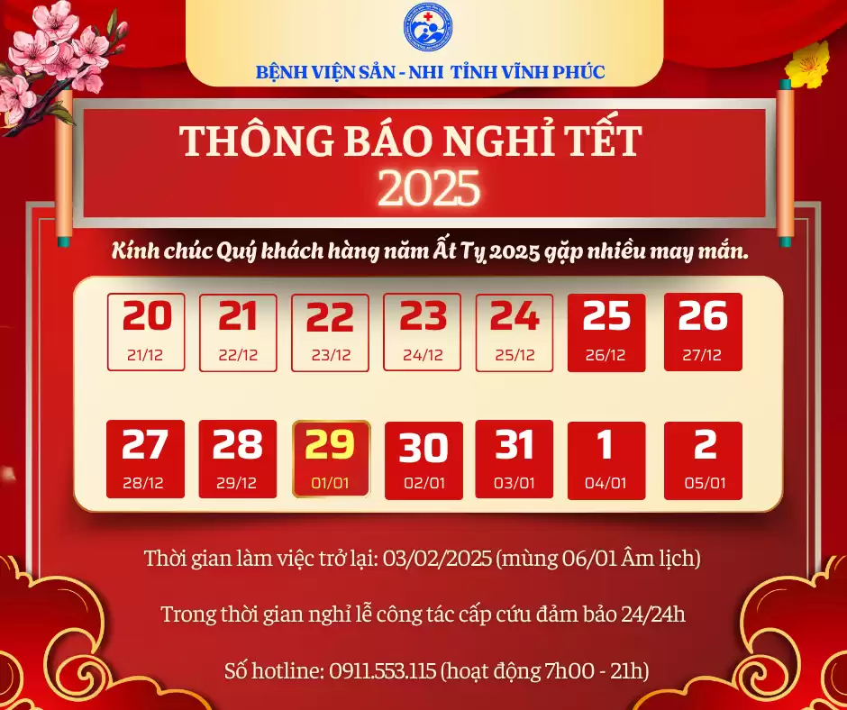 Thông báo lịch nghỉ tết nguyên đán ất tỵ 2025 1 Lich nghi Tet Nguyen Dan At ty nam 2025