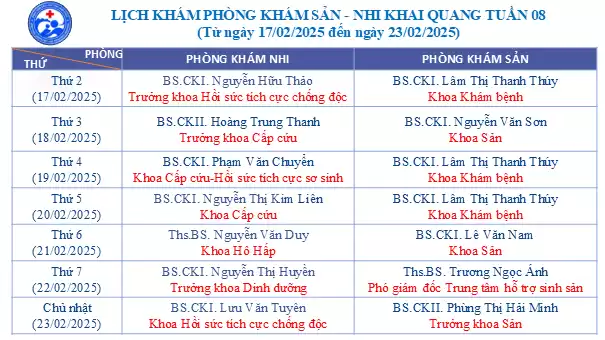 LichPK San Nhi Khai Quang tuan 08 2025