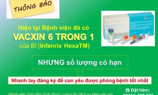 VẮC XIN 6 TRONG 1 – INFANRIX HEXA (BỈ)