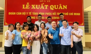 Lễ xuất quân tiễn các đồng chí thân yêu lên đường làm nhiệm vụ hỗ trợ chống dịch covid-19 tại thành phố hồ chí minh