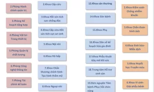 Sơ đồ tổ chức bệnh viện sản – nhi tỉnh vĩnh phúc