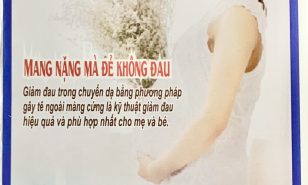 Sinh thường không đau bằng phương pháp gây tê ngoài màng cứng