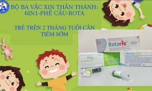 Bộ ba vắc xin thần thánh: trẻ trên 2 tháng tuổi cần tiêm sớm