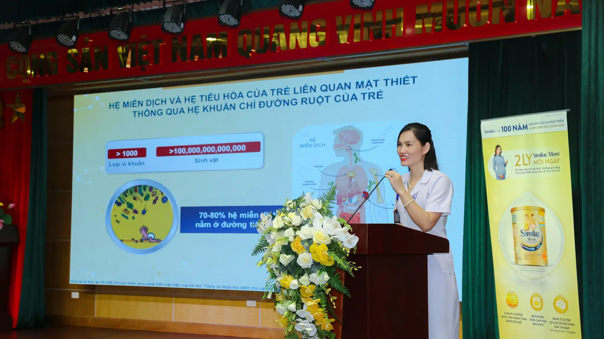 BSCKI. Nguyễn Thị Huyền - Trưởng khoa Dinh dưỡng Bệnh viện Sản Nhi Vĩnh Phúc.