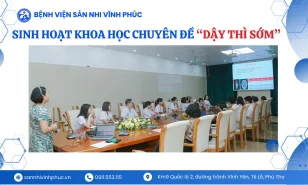 Sinh hoạt khoa học chuyên đề “Dậy thì sớm” năm 2025