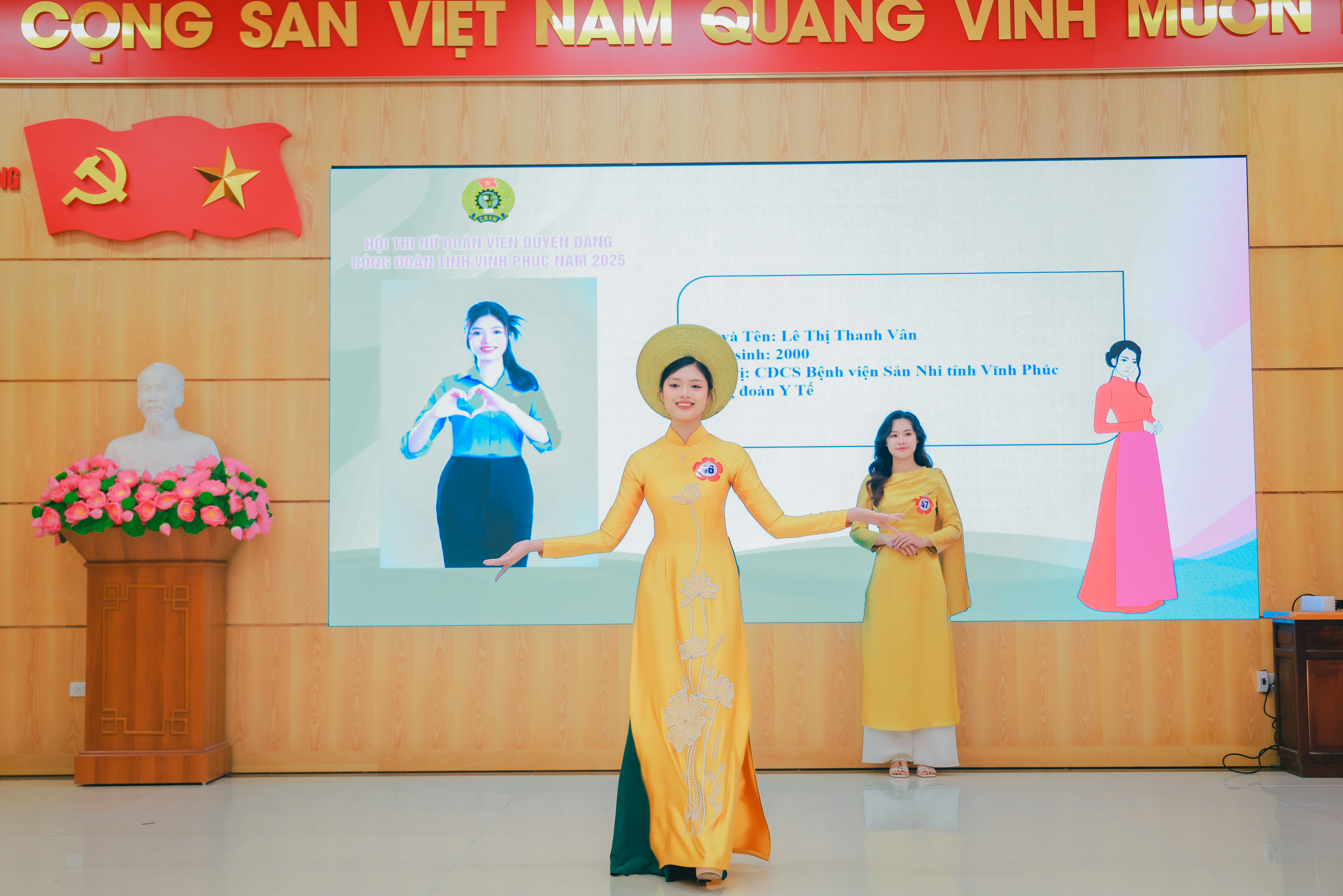 CUỘC THI “NỮ ĐOÀN VIÊN CÔNG ĐOÀN DUYÊN DÁNG” TỈNH VĨNH PHÚC NĂM 2025 – BỆNH VIỆN SẢN-NHI VĨNH PHÚC XUẤT SẮC LỌT VÀO VÒNG CHUNG KẾT!