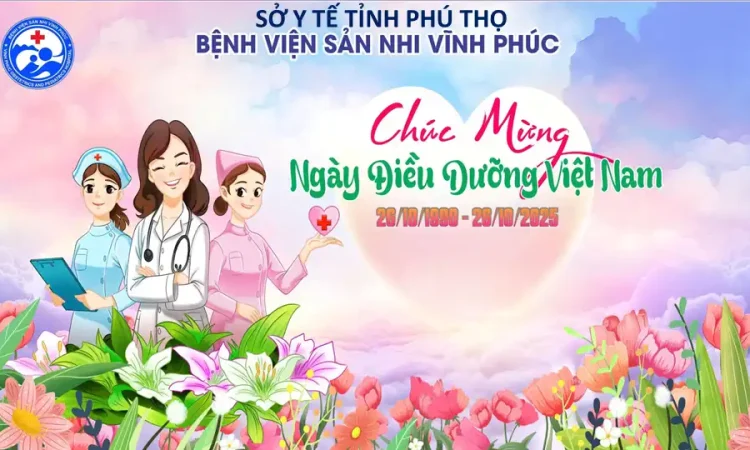 Bệnh viện Sản Nhi Vĩnh Phúc chúc mừng Ngày Điều dưỡng Việt Nam 26/10