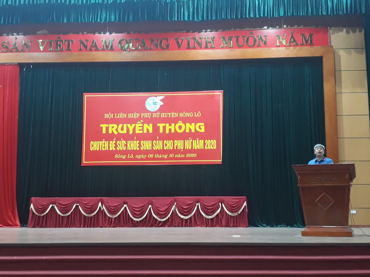 TỌA ĐÀM CHUYÊN ĐỀ SỨC KHỎE SINH SẢN CHO PHỤ NỮ NĂM 2020 TẠI HUYỆN SÔNG LÔ – TỈNH VĨNH PHÚC