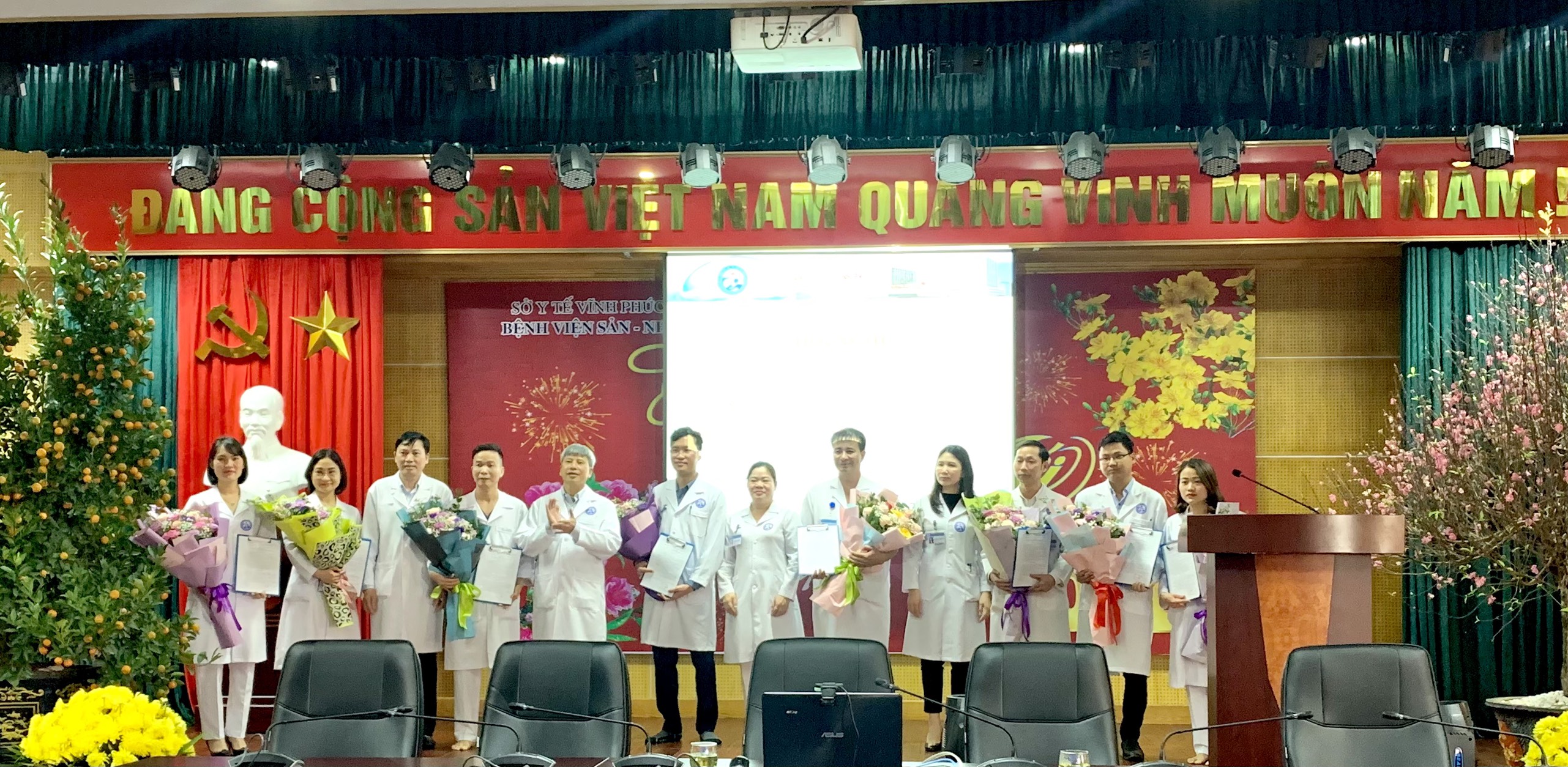 HỘI NGHỊ CÔNG BỐ QUYẾT ĐỊNH BỔ NHIỆM TRƯỞNG PHÒNG, TRƯỞNG KHOA BỆNH VIỆN SẢN NHI TỈNH VĨNH PHÚC