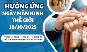 Hưởng ứng ngày mãn kinh thế giới.