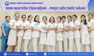 Đơn nguyên Tâm bệnh – Phục hồi chức năng – Bệnh viện Sản Nhi Vĩnh Phúc