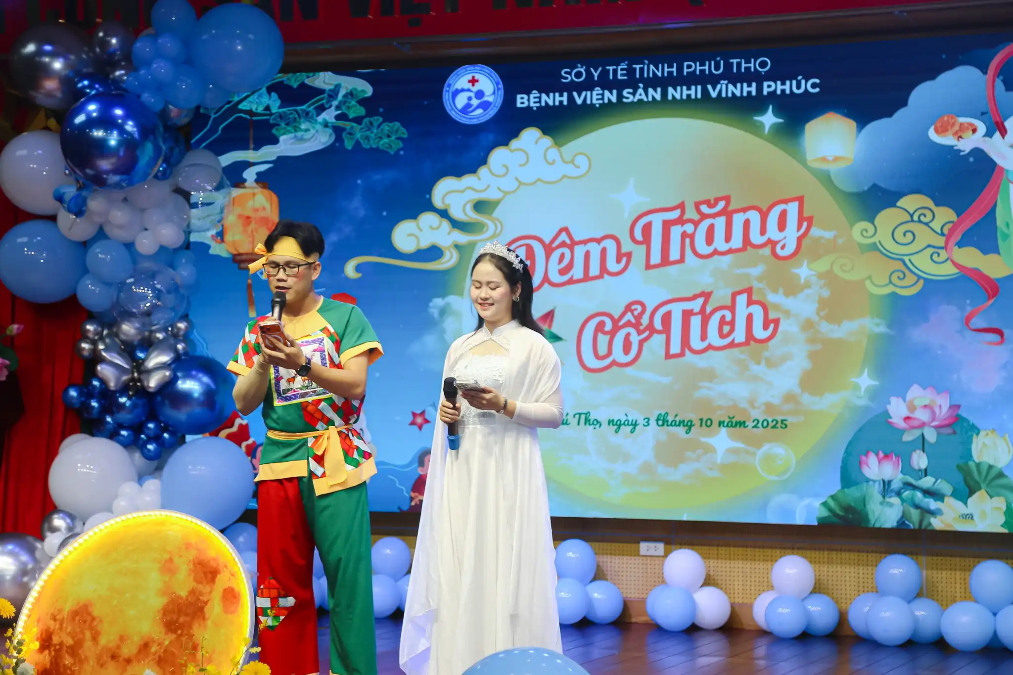 Chú Cuội (Nguyễn Xuân Đức) và chị của Hằng Công ty cổ phần Giải trí và Truyền thông PT Group.