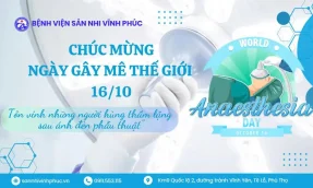 Chúc mừng ngày Gây mê thế giới