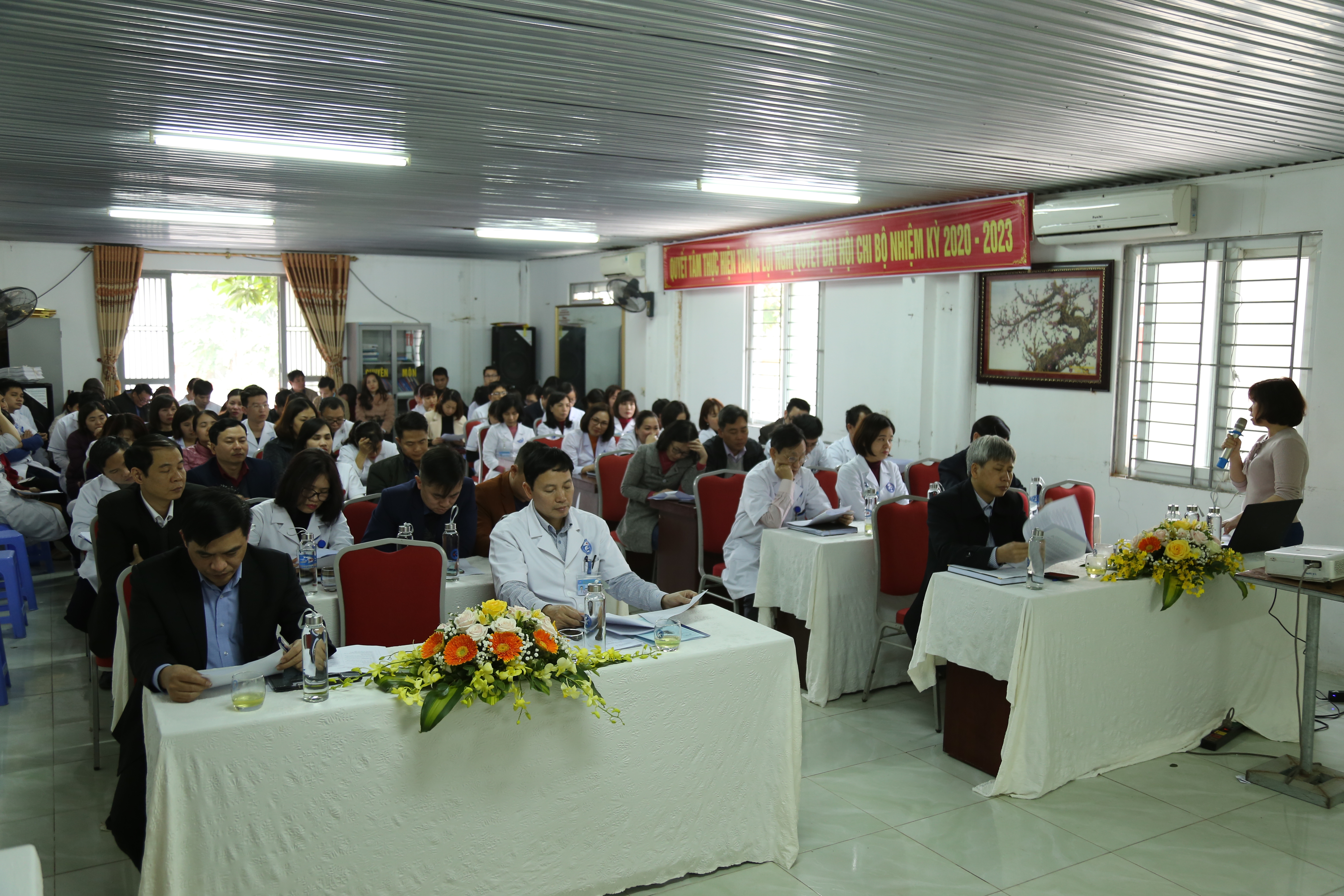 BỆNH VIỆN SẢN NHI TỔ CHỨC HỘI NGHỊ CÁN BỘ, CÔNG CHỨC,  VIÊN CHỨC, NGƯỜI LAO ĐỘNG NĂM 2020