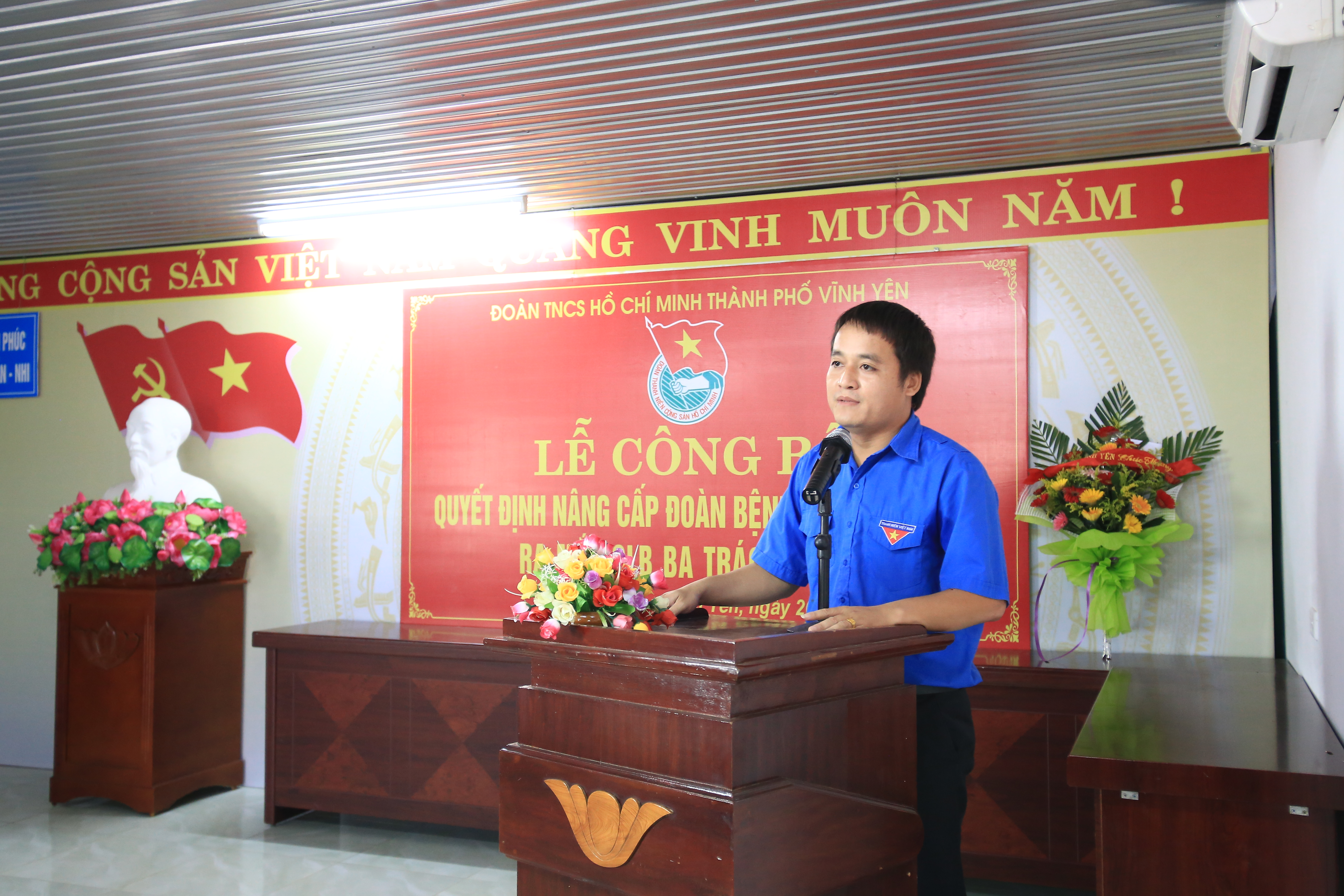 Đoàn cơ sở bệnh viện Sản-Nhi Vĩnh Phúc tổ chức lễ công bố quyết định nâng cấp cơ sở Đoàn và ra mắt CLB Ba trách nhiệm.