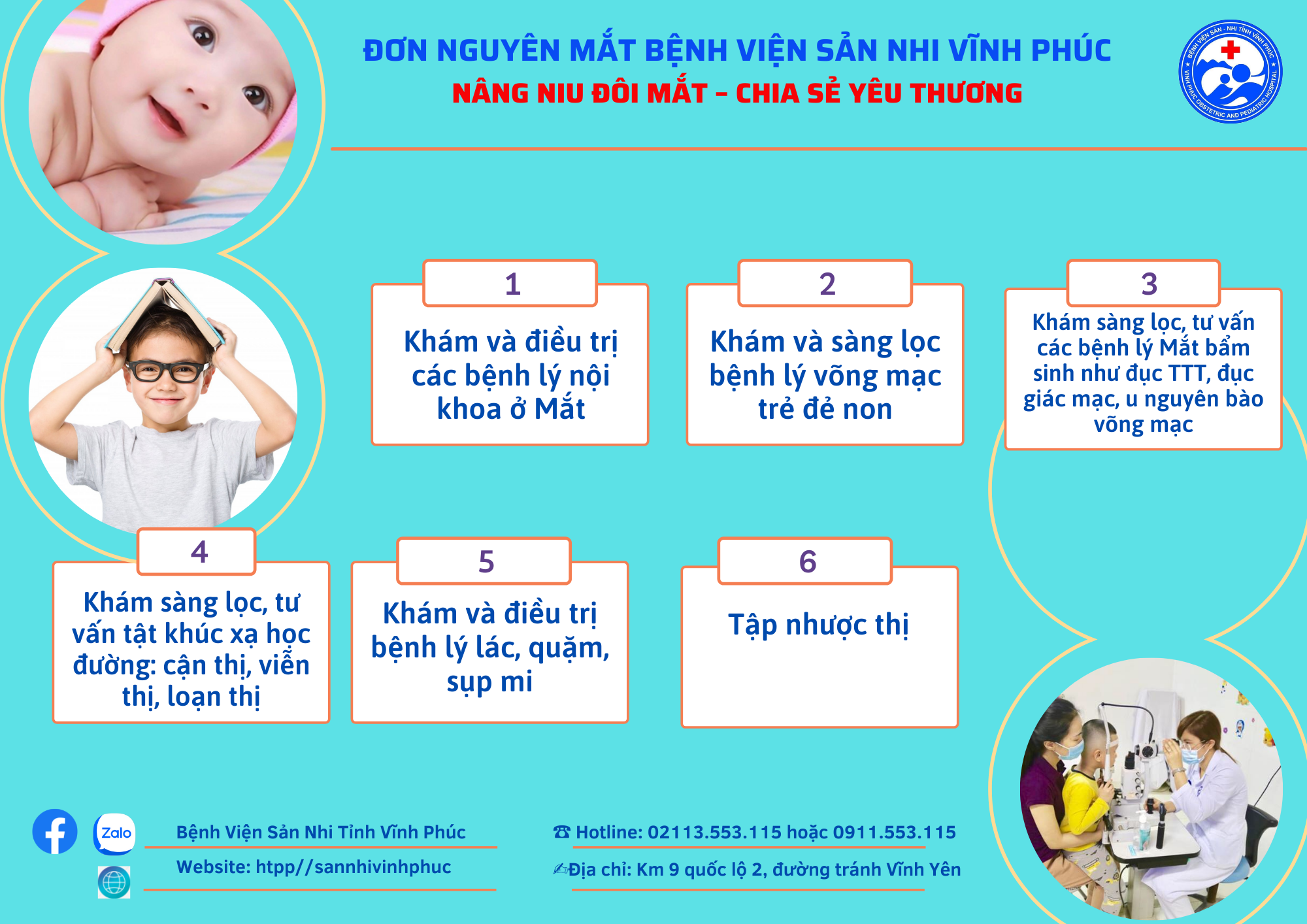 ĐƠN NGUYÊN MẮT – Bệnh viện Sản Nhi Vĩnh Phúc