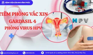 Vắc xin Gardasil 4 – Phòng ngừa ung thư cổ tử cung.