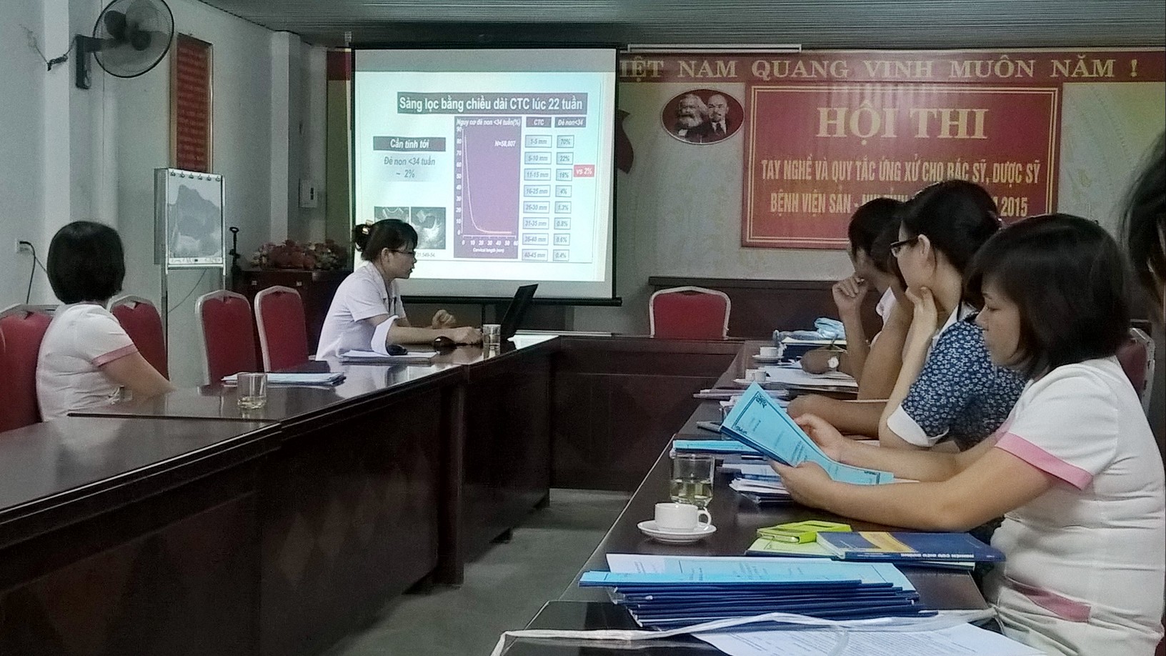 Bệnh viện Sản-Nhi tỉnh Vĩnh Phúc tổ chức Hội nghị nghiệm thu đề tài nghiên cứu khoa học cấp cơ sở năm 2015