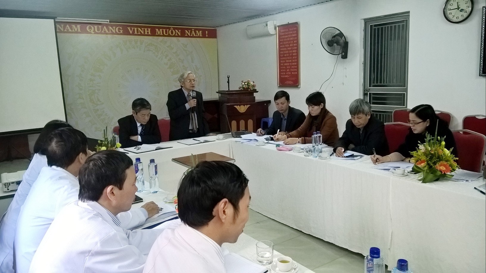 Sở Y tế Vĩnh Phúc kiểm tra, đánh giá chất lượng bệnh viện năm 2015 tại Bệnh viện Sản – Nhi theo Bộ tiêu chí đánh giá chất lượng bệnh viện do Bộ Y tế ban hành