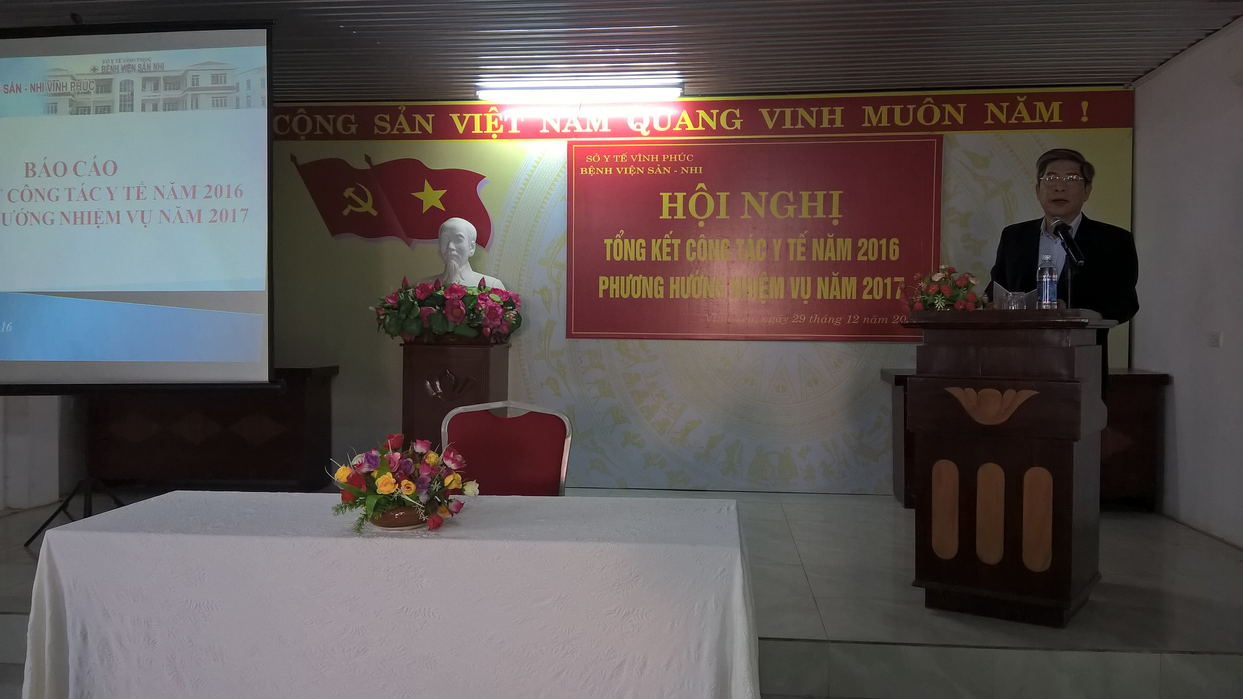 Bệnh viện Sản – Nhi Vĩnh Phúc tổ chức Hội nghị tổng kết công tác y tế năm 2016, phương hướng nhiệm vụ công tác y tế năm 2017