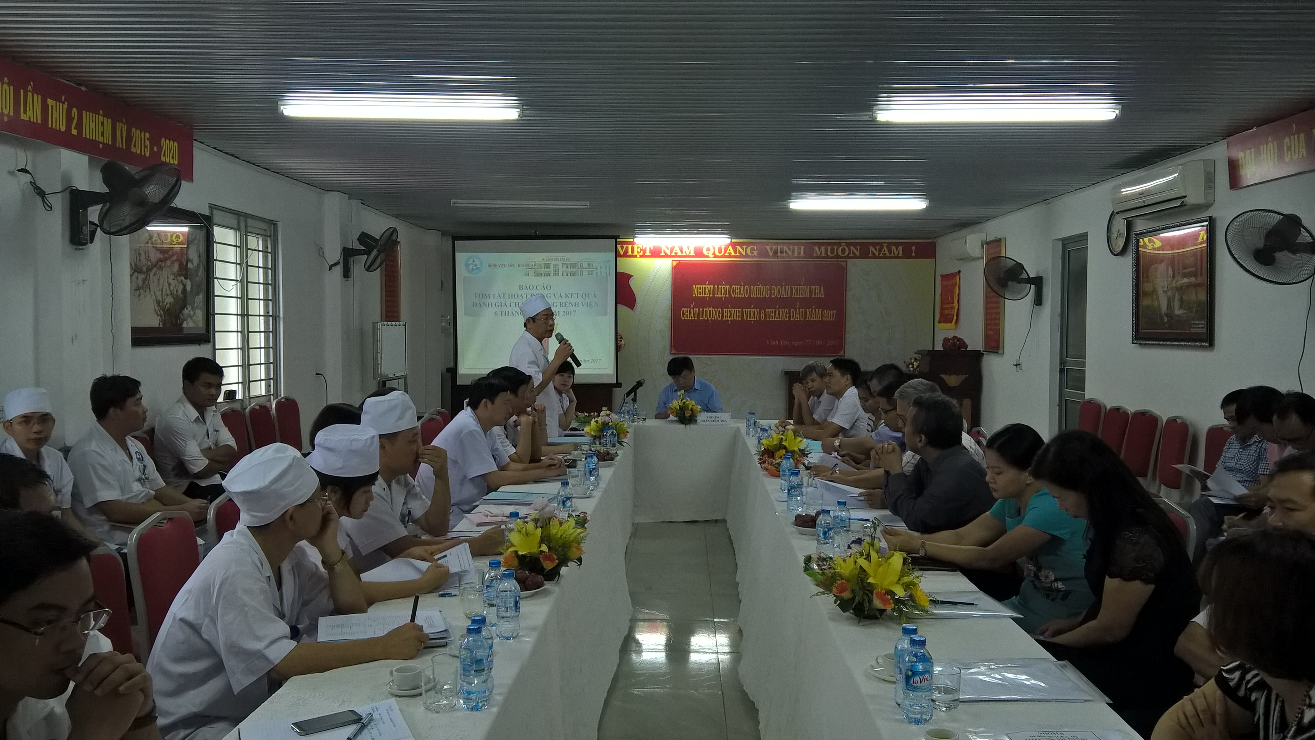 Kết quả kiểm tra đánh giá chất lượng bệnh viện Sản – Nhi Vĩnh Phúc 6 tháng đầu năm 2017