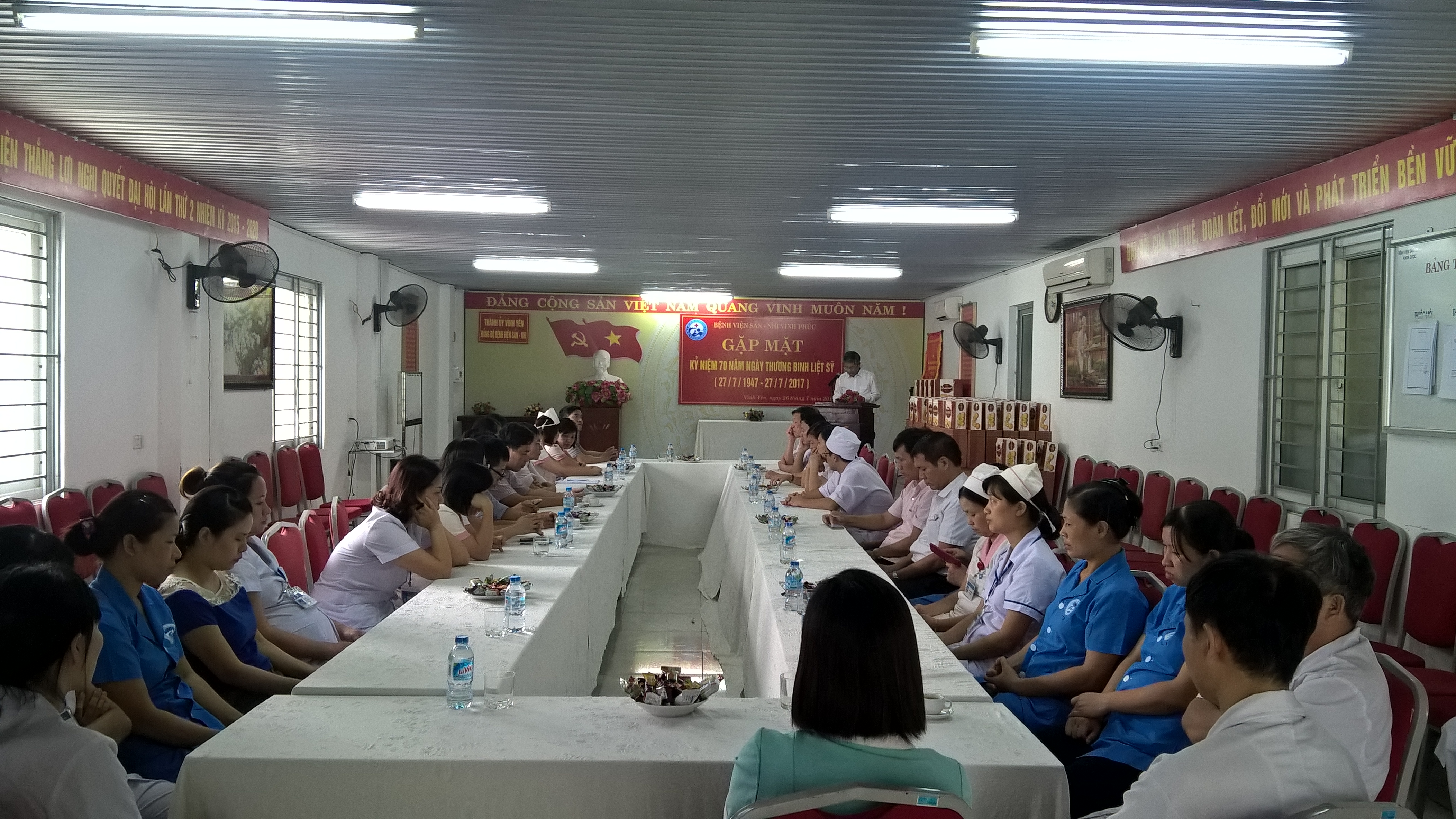 Bệnh viện Sản – Nhi Vĩnh Phúc tổ chức Gặp mặt Kỷ niệm 70 năm ngày Thương binh Liệt sỹ (27/7/1947-27/7/2017)
