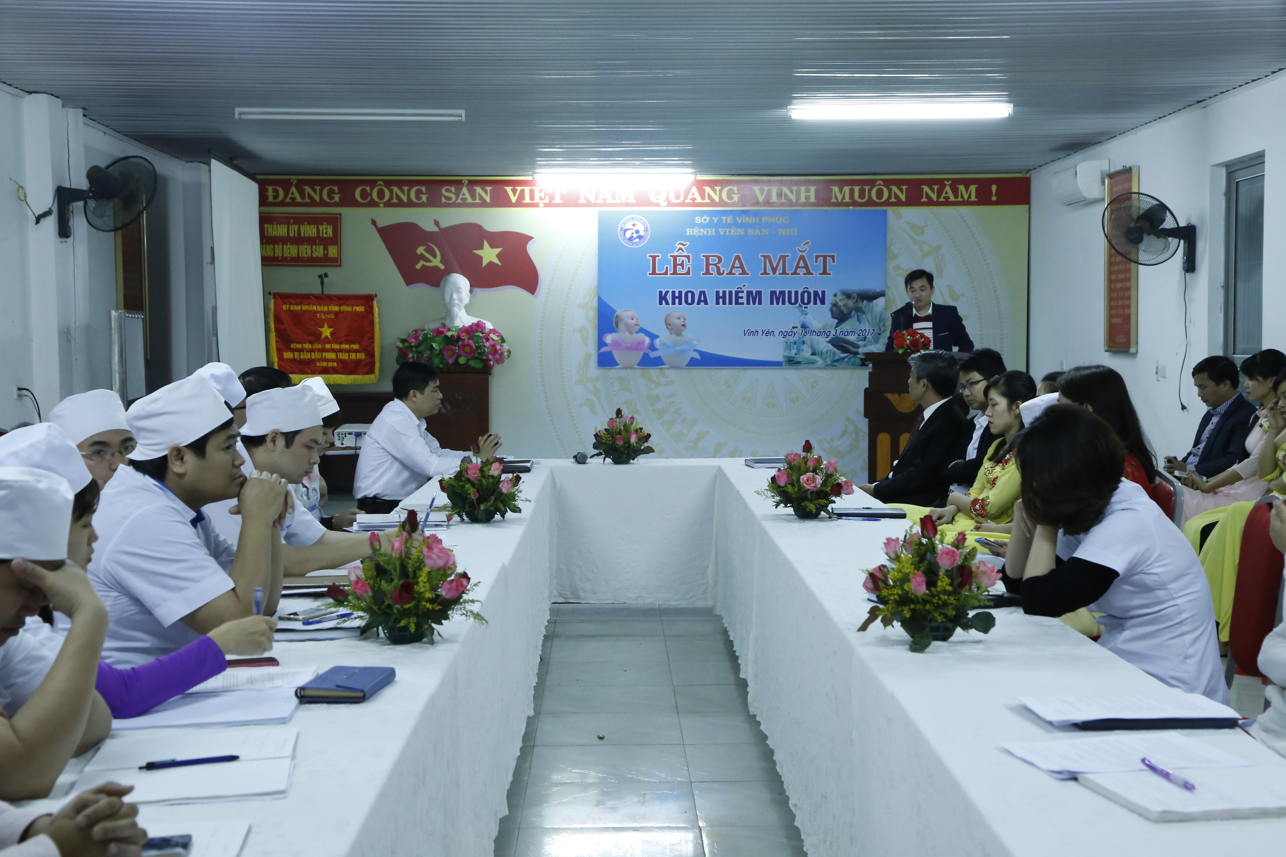 Bệnh viện Sản – Nhi Vĩnh Phúc tổ chức Lễ ra mắt khoa Hiếm muộn