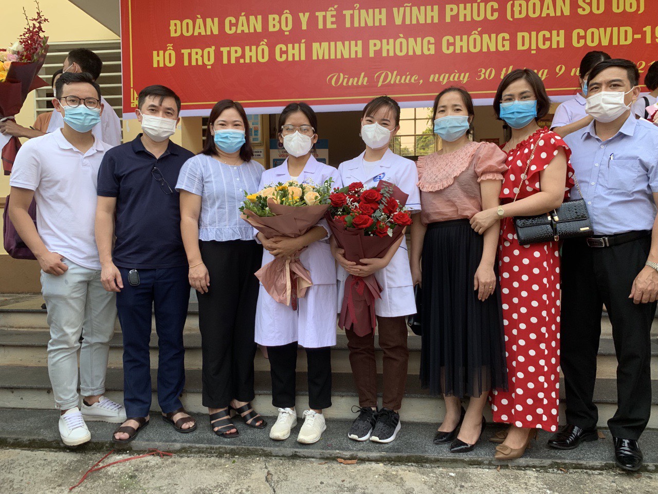 CBYT Vĩnh Phúc tham gia hỗ trợ TP.HCM đợt 6 8 a59249effb8d32d36b9c
