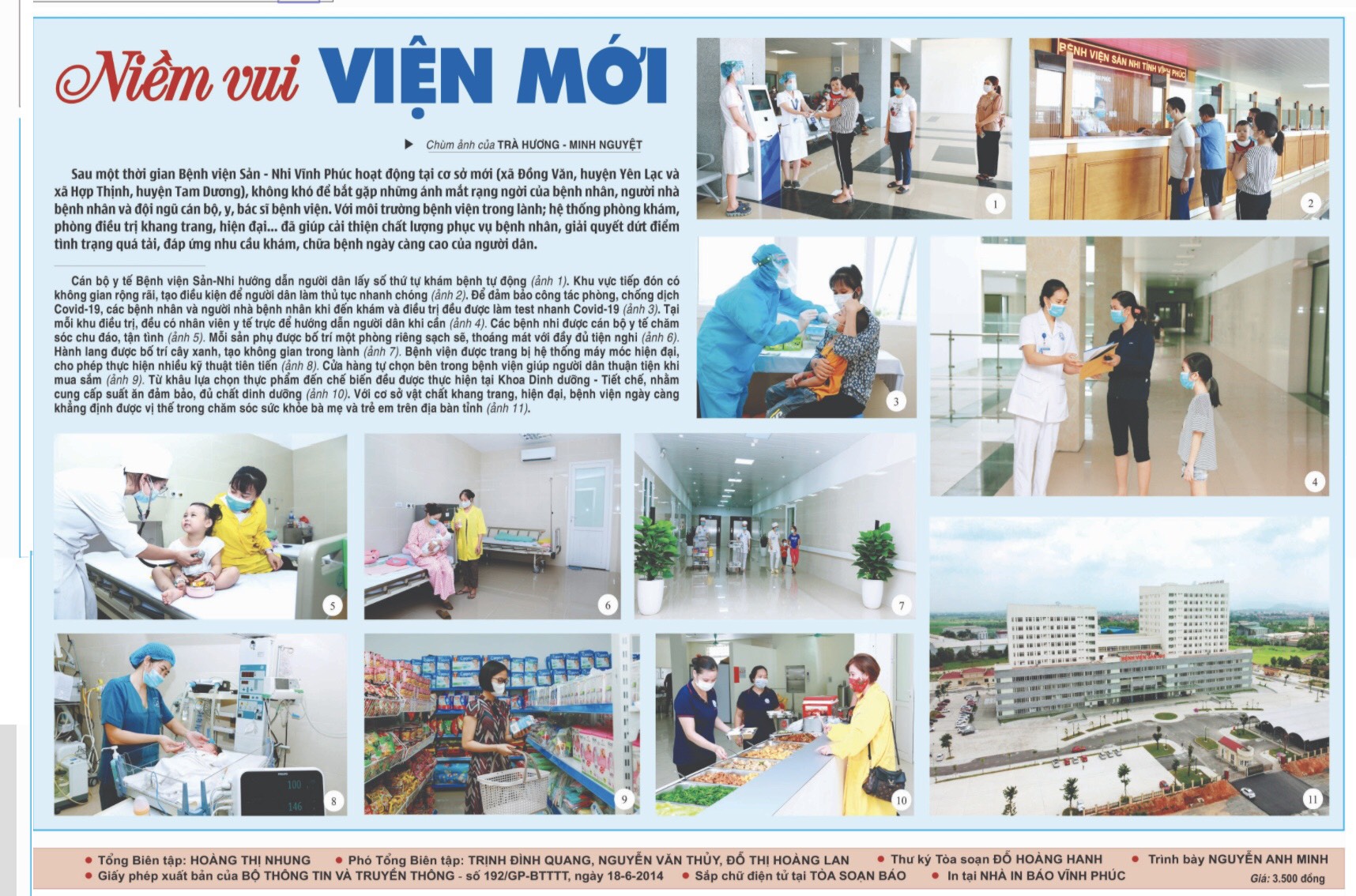 NIỀM VUI VIỆN MỚI