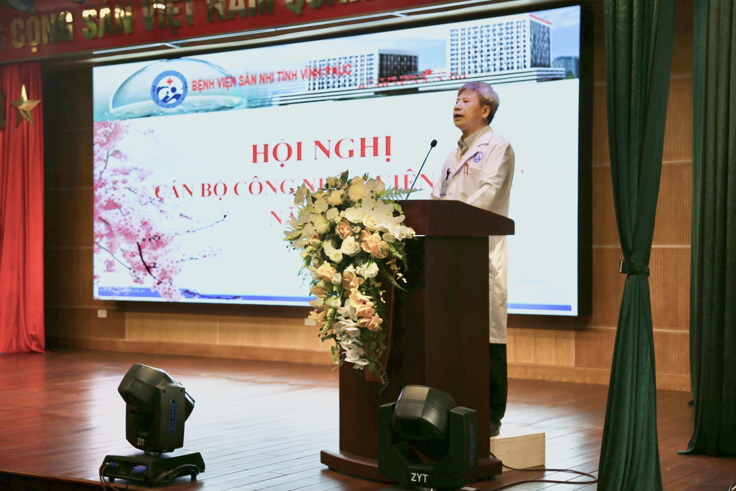 HỘI NGHỊ CÁN BỘ CÔNG CHỨC, VIÊN CHỨC, NGƯỜI LAO ĐỘNG BỆNH VIỆN SẢN NHI VĨNH PHÚC NĂM 2022