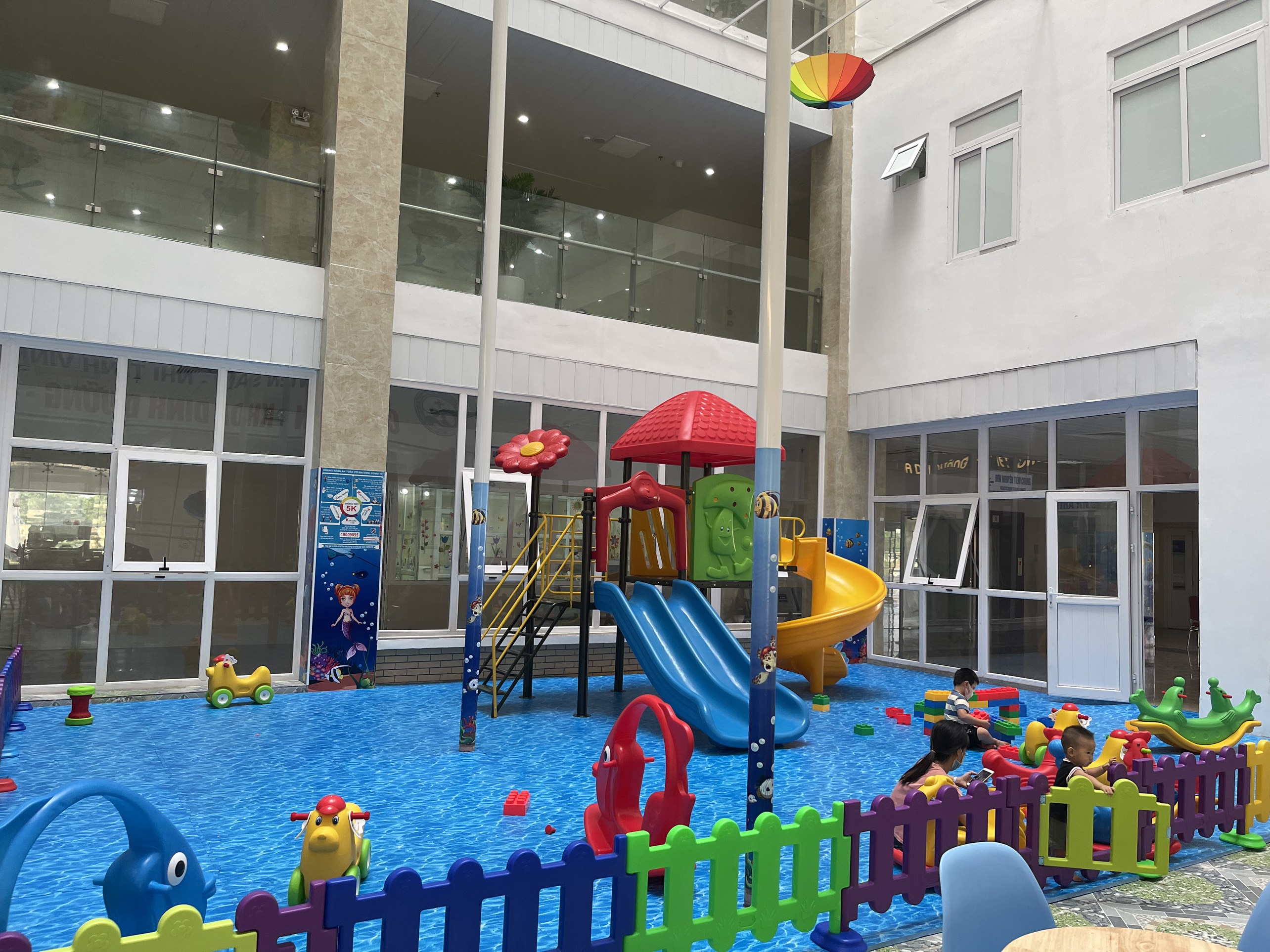 Khu vui chơi cho trẻ tại Bệnh viện Sản Nhi Vĩnh Phúc