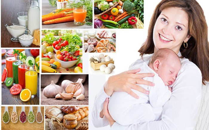 CHẾ ĐỘ DINH DƯỠNG HỢP LÍ CỦA BÀ MẸ CHO CON BÚ