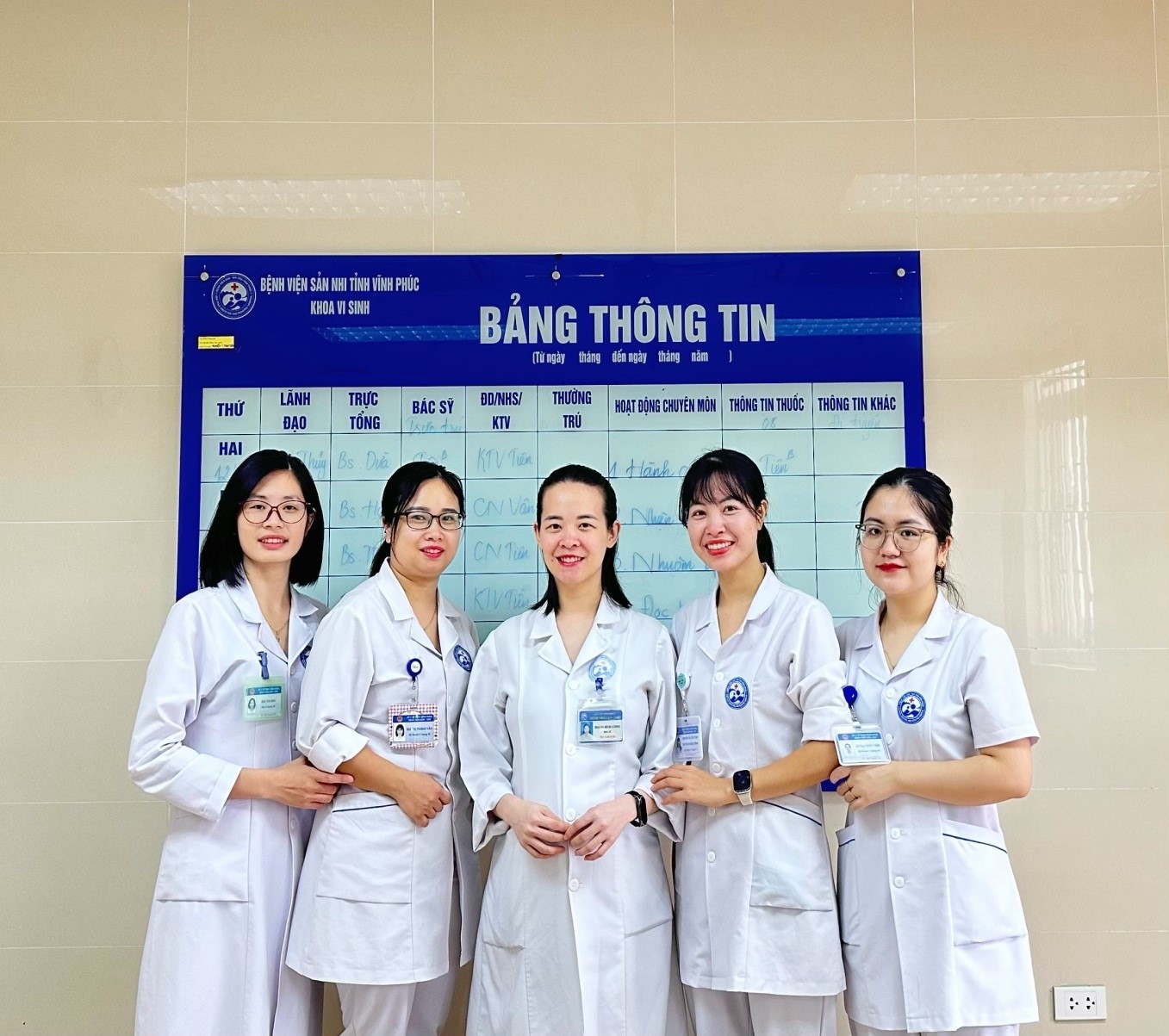 KHOA VI SINH BỆNH VIỆN SẢN NHI TỈNH VĨNH PHÚC