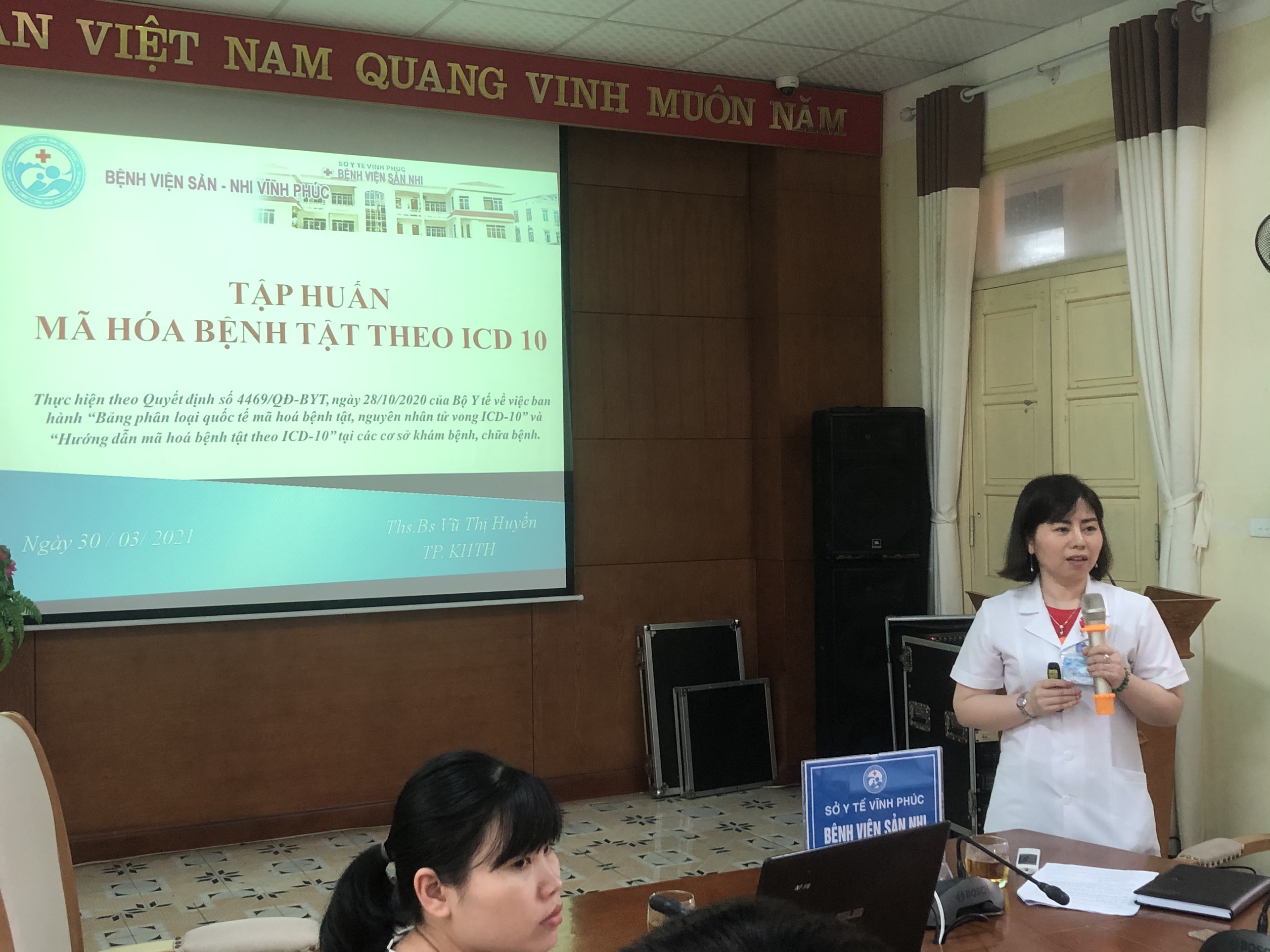 TẬP HUẤN CẬP NHẬT NHỮNG THAY ĐỔI CƠ BẢN TRONG MÃ HÓA BỆNH TẬT THEO MÃ ICD-10