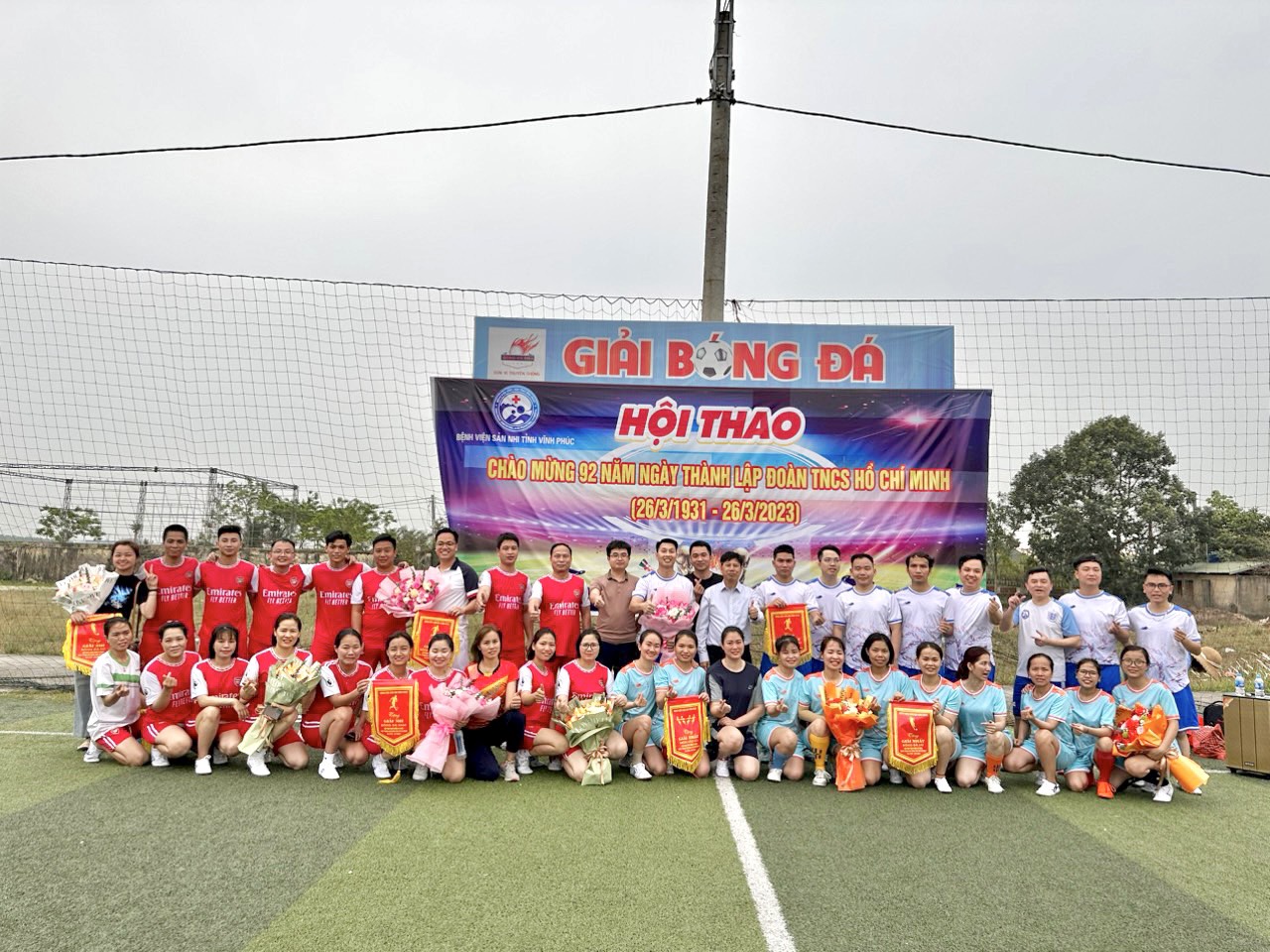 BỆNH VIỆN SẢN NHI VĨNH PHÚC TỔ CHỨC HỘI THAO CHÀO MỪNG 92 NĂM NGÀY THÀNH LẬP ĐOÀN TNCS HỒ CHÍ MINH (26/3/1931-26/3/2023)