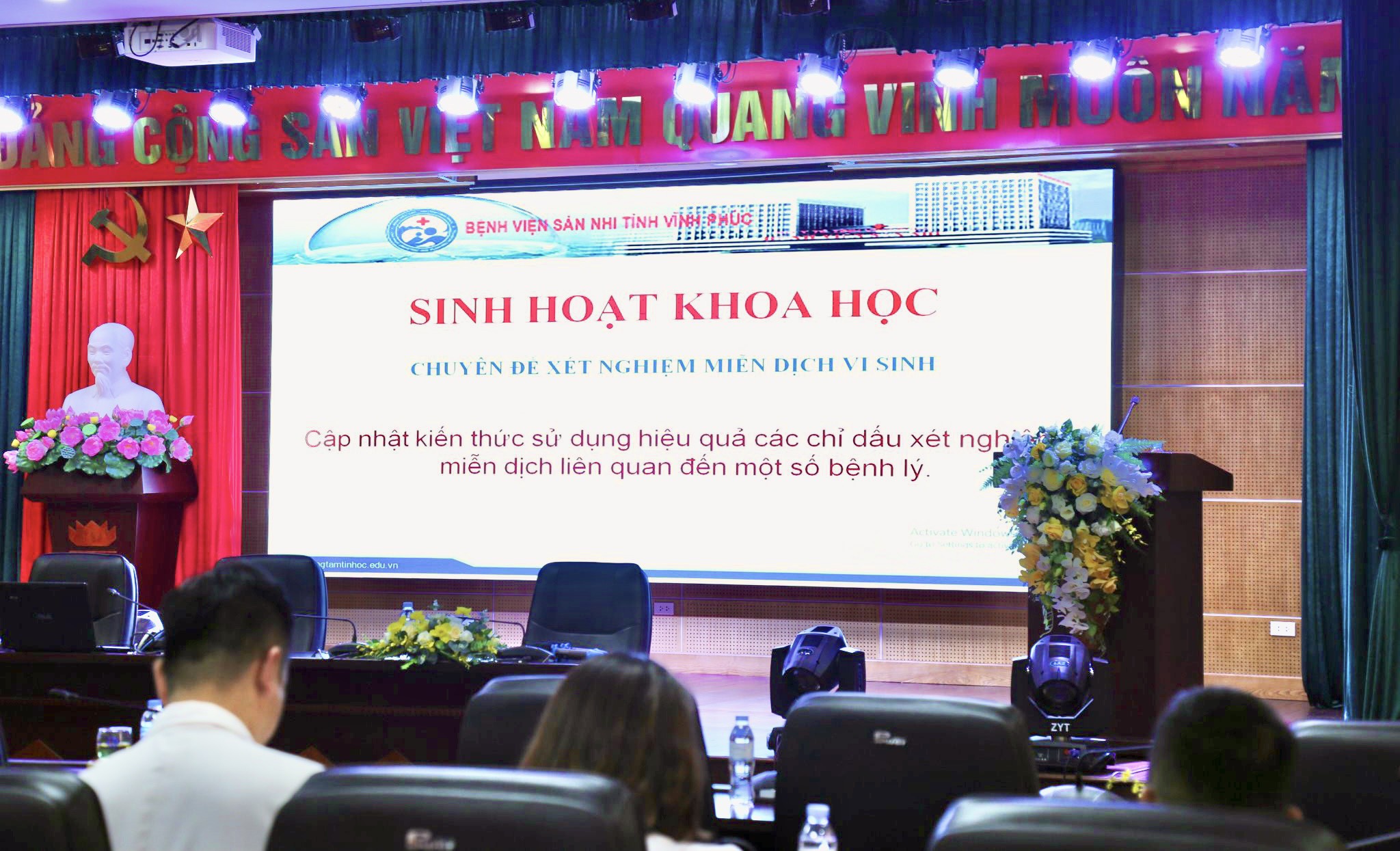 SINH HOẠT KHOA HỌC – CẬP NHẬT KIẾN THỨC SỬ DỤNG DẤU ẤN MIỄN DỊCH TRONG CHẨN ĐOÁN BỆNH NHIỄM TRÙNG