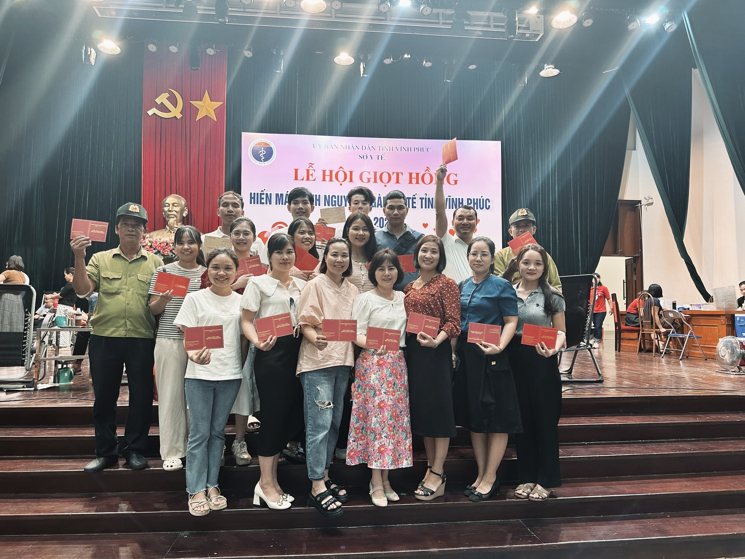 BỆNH VIỆN SẢN NHI TỈNH VĨNH PHÚC HƯỞNG ỨNG “LỄ HỘI GIỌT HỒNG HIẾN MÁU TÌNH NGUYỆN NGÀNH Y TẾ TỈNH VĨNH PHÚC NĂM 2023”
