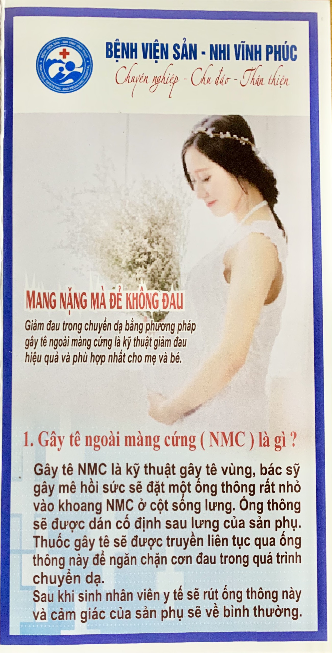 SINH THƯỜNG KHÔNG ĐAU BẰNG PHƯƠNG PHÁP GÂY TÊ NGOÀI MÀNG CỨNG