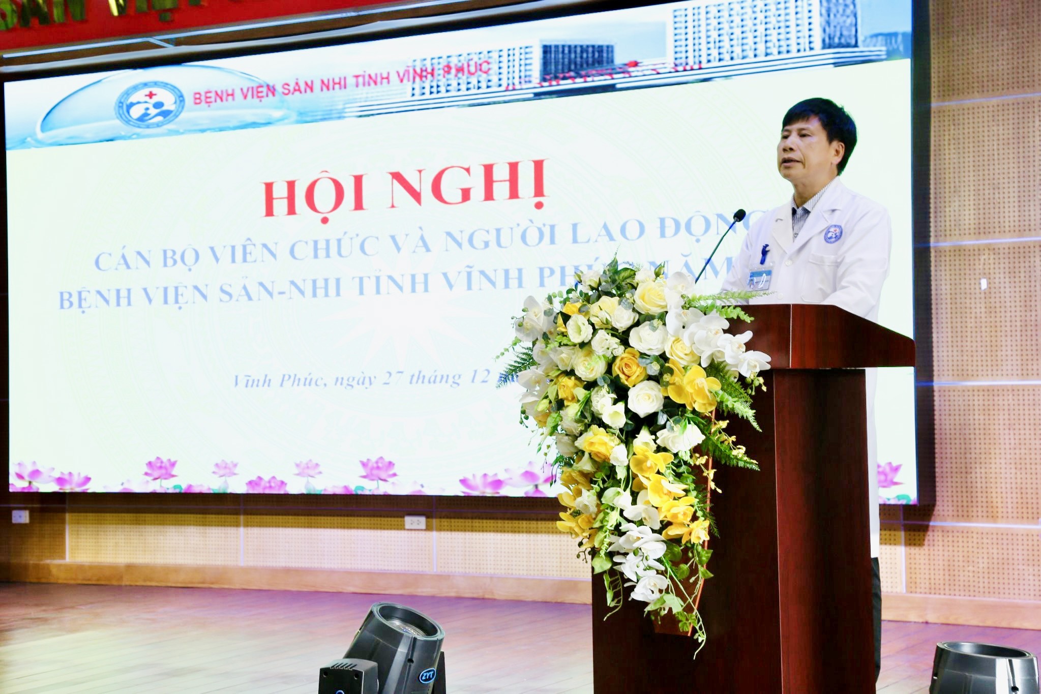 HỘI NGHỊ CÁN BỘ CÔNG CHỨC, VIÊN CHỨC, NGƯỜI LAO ĐỘNG BỆNH VIỆN SẢN NHI TỈNH VĨNH PHÚC NĂM 2023