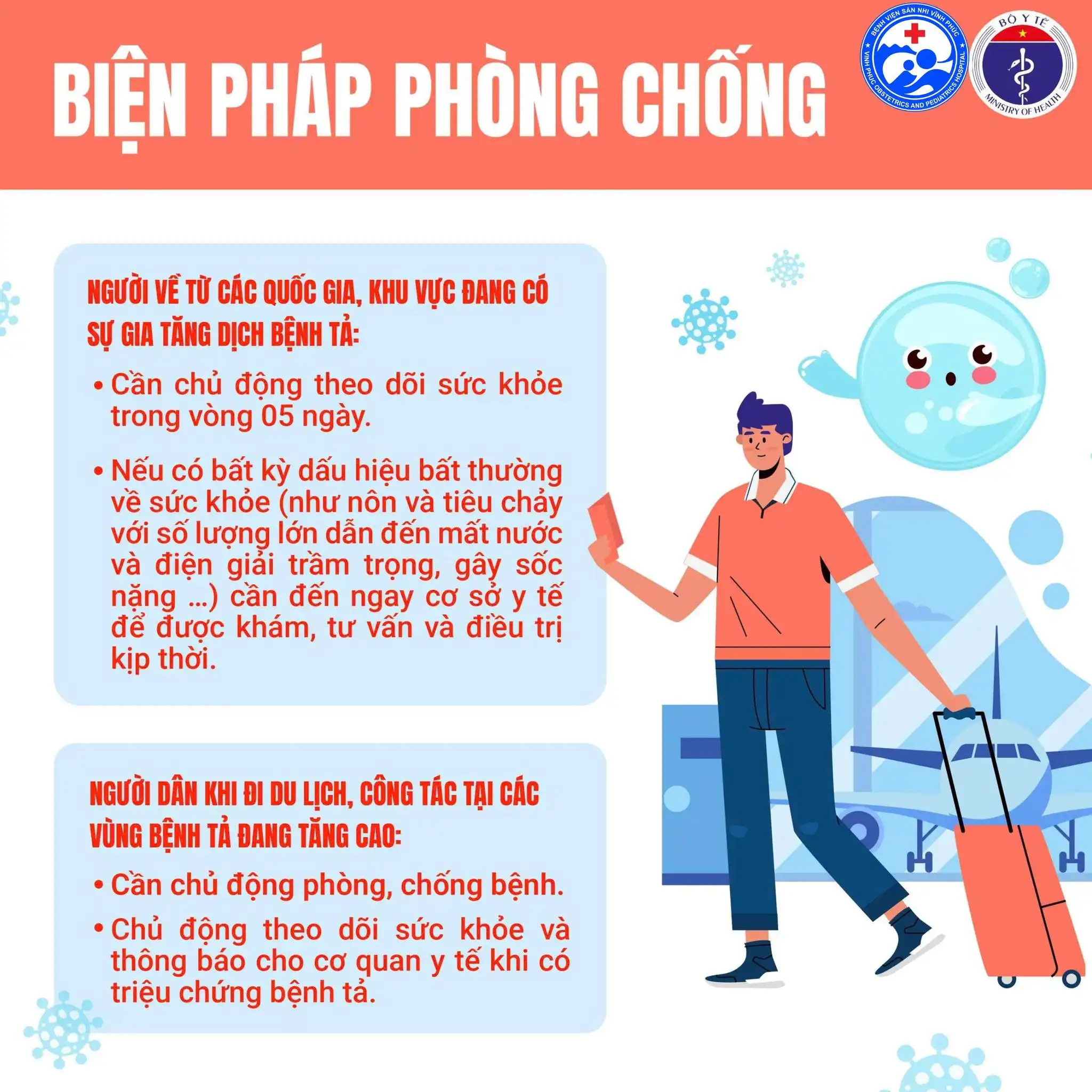 Chủ động phòng, chống bệnh tả - Bảo vệ sức khỏe cộng đồng. 4 Biện pháp phòng chống 2